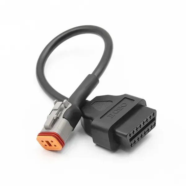 Переходник для мотоцикла Harley Davidson 4pin на 16Pin OBD2 309 фото