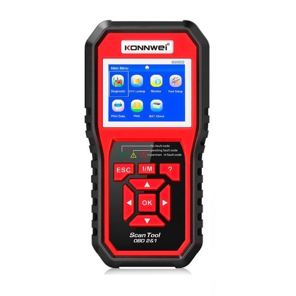 Диагностический сканер KONNWEI KW850 ODB2 цветной 2.8" для диагностики авто 223 фото