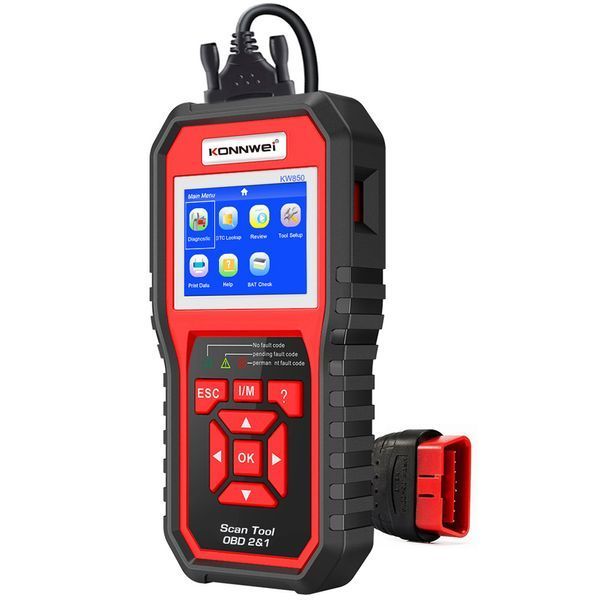 Диагностический сканер KONNWEI KW850 ODB2 цветной 2.8" для диагностики авто 223 фото