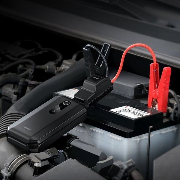 Пуско-зарядний пристрій Baseus Super Energy Air Car Jump Starter 1000A 10 000 mAh Black (BS-CH001) 342 фото