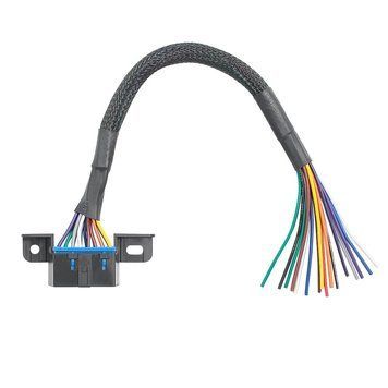 Універсальний 16-pin OBD2 "мама" джгут із проводами в нейлоновому обплетенні 278 фото