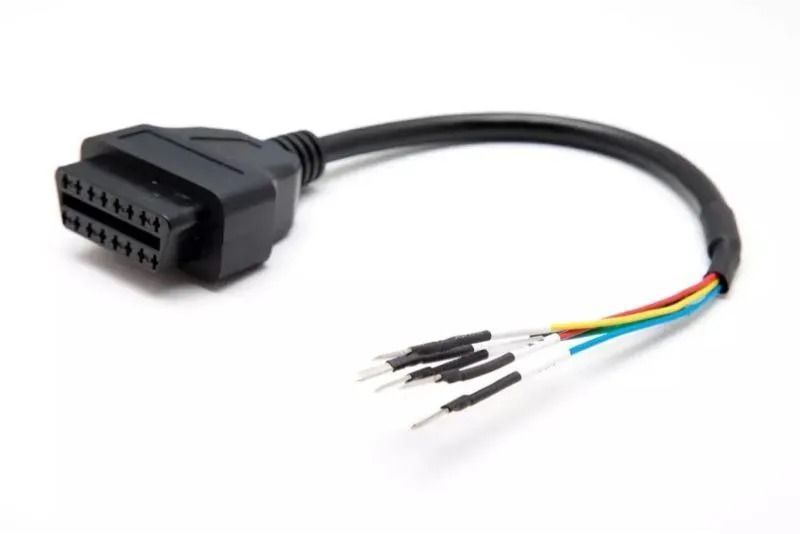 Універсальний 16-pin OBD2 зі знімними пінами CAN+K 899 фото